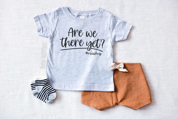 Are we there yet #Roadtrip Vacation Shirt Toddler Shirt Family Vacation Tee Custom Kid's Toddler Theba Outfitters