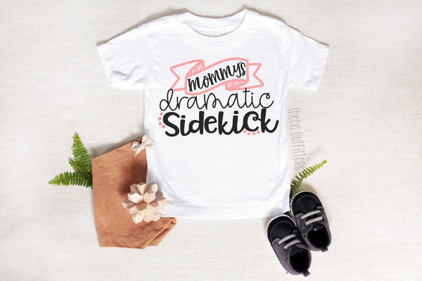'Mommy's Dramatic Sidekick' Onesie Tee Shirt Baby Infant Toddler Theba Outfitters