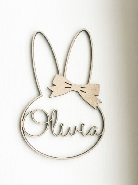 Easter Bunny Name Tag