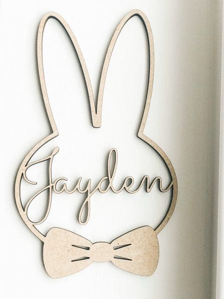 Easter Bunny Name Tag
