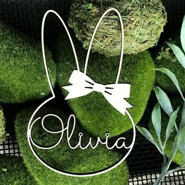 Easter Bunny Name Tag
