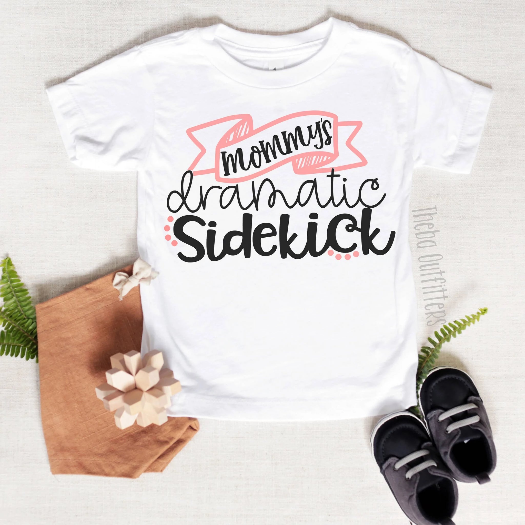 'Mommy's Dramatic Sidekick' Onesie Tee Shirt Baby Infant Toddler Theba Outfitters 