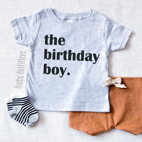 The Birthday Boy Shirt Tee Toddler Baby Theba Outfitters