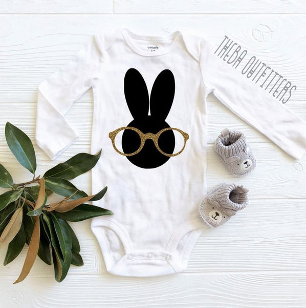 Bunny Glasses - Onesie