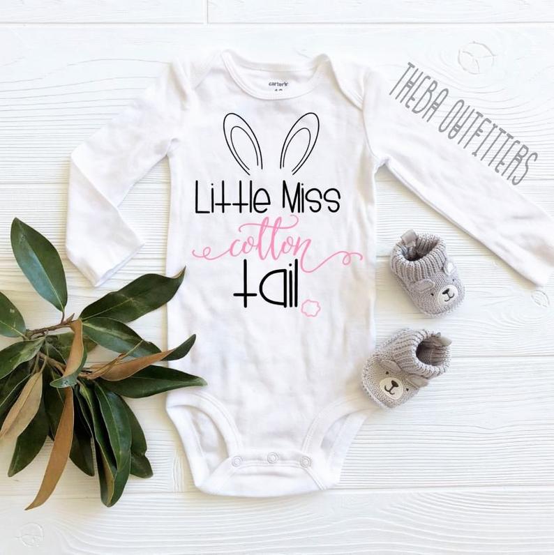 'Little Miss Cotton Tail' - Onesie