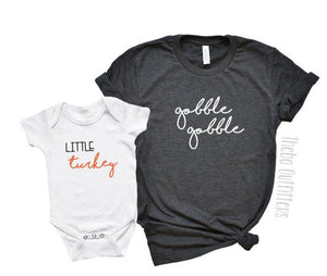 'Gobble Gobble' Mommy & Me Shirts
