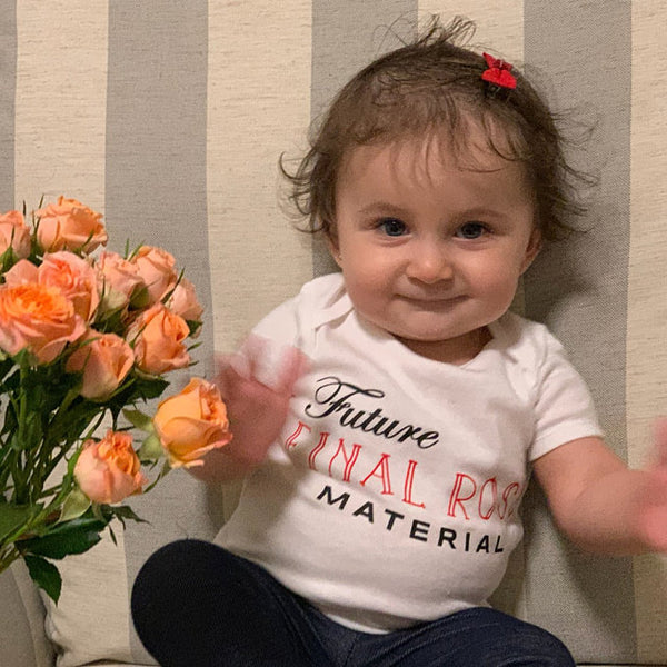 Future Final Rose Material Bachelor Bachelorette Onesie Bodysuit Infant Baby Toddler Theba Outfitters